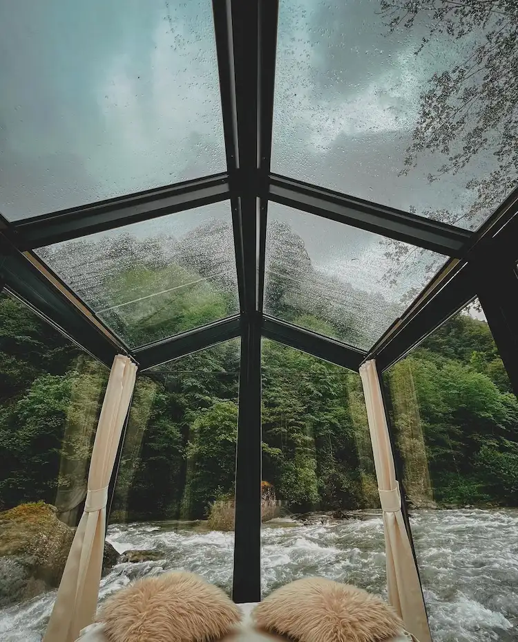 كوخ بولا افضل اكواخ ايدر ع النهر 